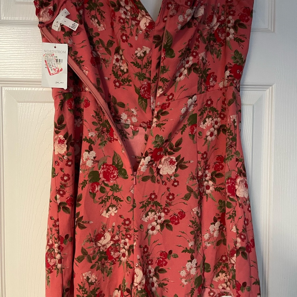 Leith Pink Floral Romper - Picture 4 of 6